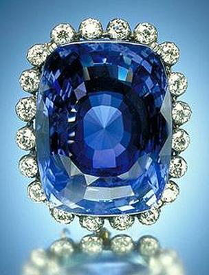 Logan Sapphire - one of the largest faceted gem-quality blue sapphires in existence